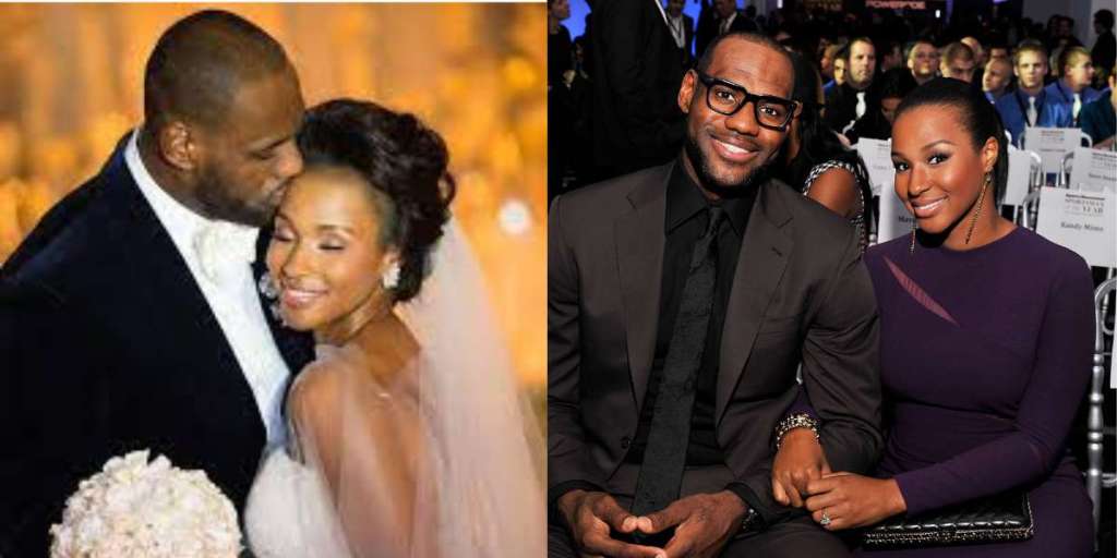 LeBron James and Savannah Brinson